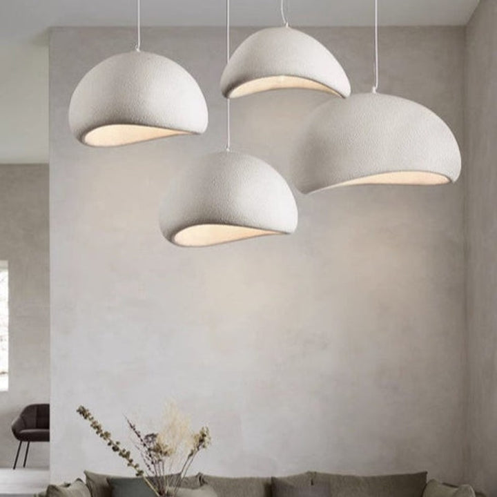 Lampa Wisząca Japandi - Asymetryczna Kopuła