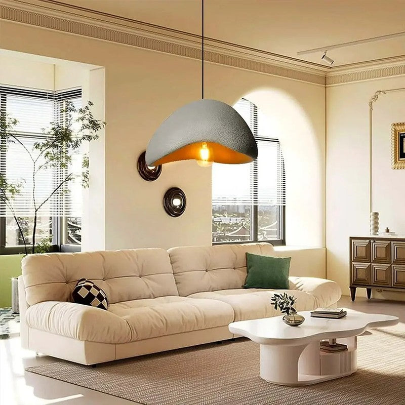 Lampa Wisząca Japandi - Asymetryczna Kopuła