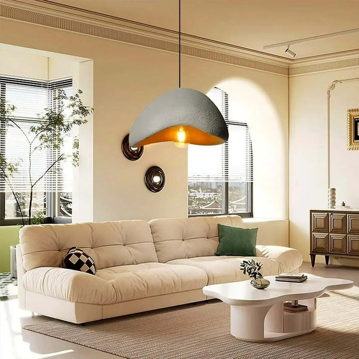 Lampa Wisząca Japandi - Asymetryczna Kopuła
