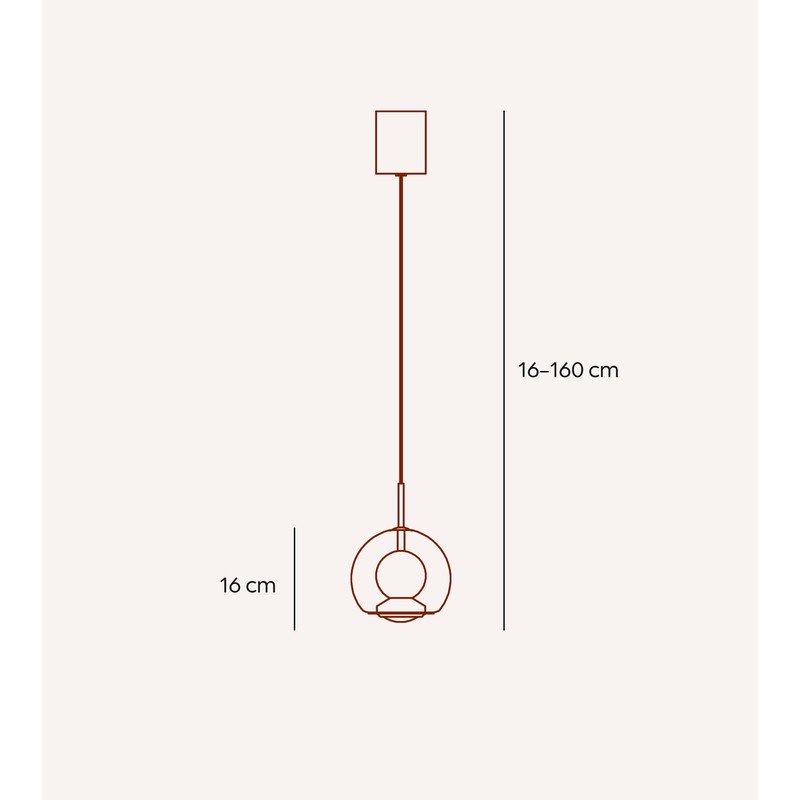 Lampa Wisząca LED z Regulowaną Wysokością