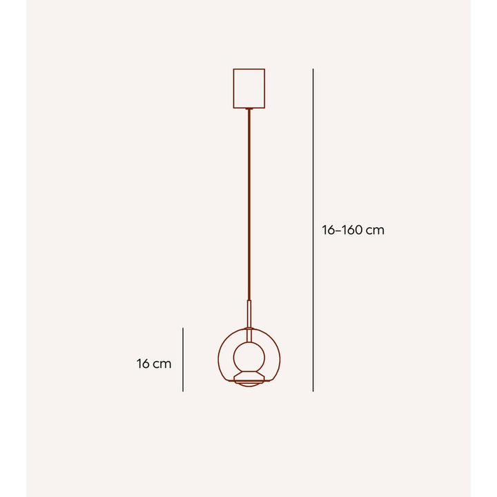 Lampa Wisząca LED z Regulowaną Wysokością