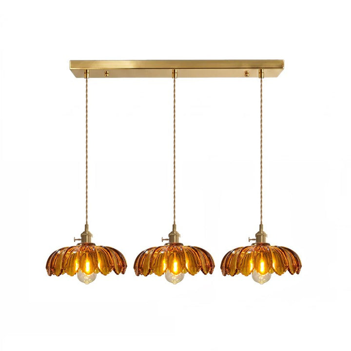Lampa Wisząca z Kwiatowym Abażurem - Wiele Wariantów Kolorystycznych