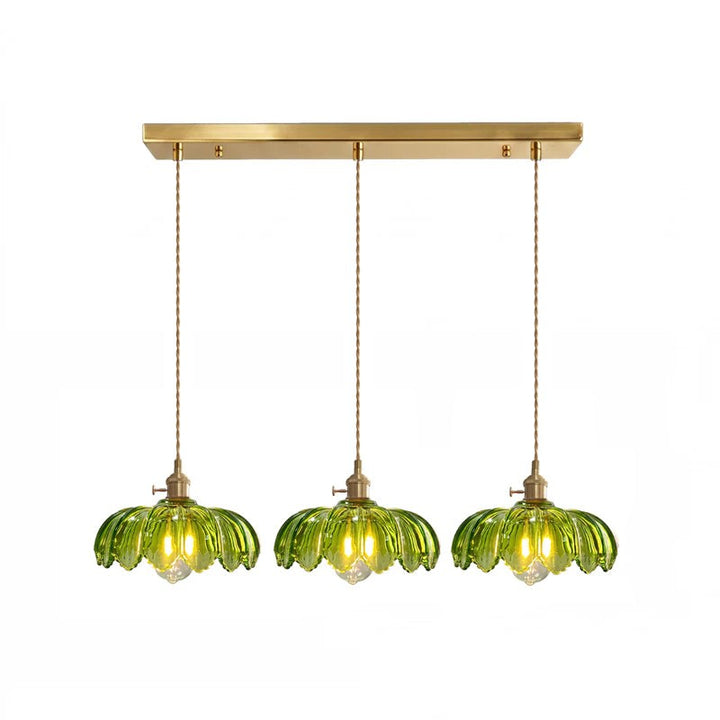 Lampa Wisząca z Kwiatowym Abażurem - Wiele Wariantów Kolorystycznych