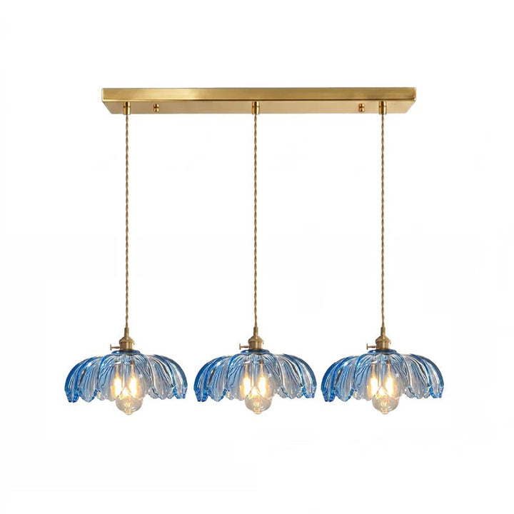 Lampa Wisząca z Kwiatowym Abażurem - Wiele Wariantów Kolorystycznych