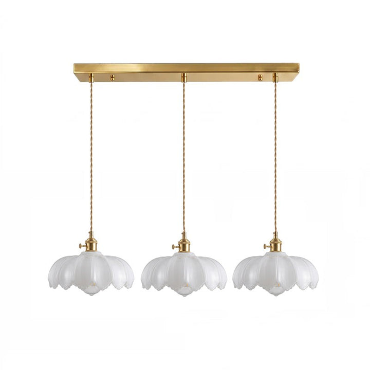 Lampa Wisząca z Kwiatowym Abażurem - Wiele Wariantów Kolorystycznych