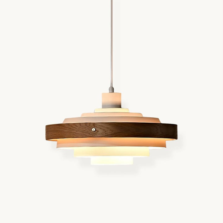 Lampa Wisząca z Poziomymi Pierścieniami - Nowoczesna