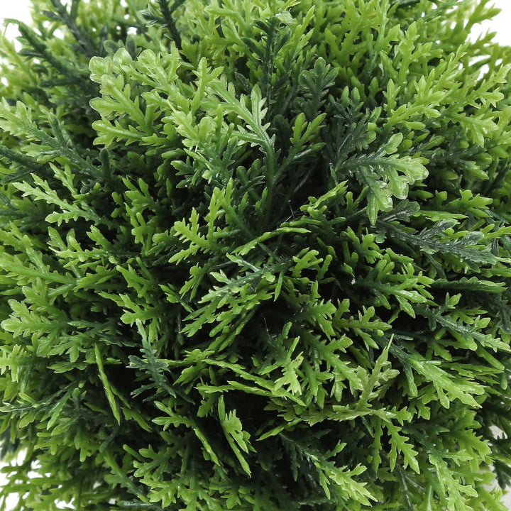 Sztuczne zielone kule w doniczkach – zestaw 3 szt., wysokość 13 cm